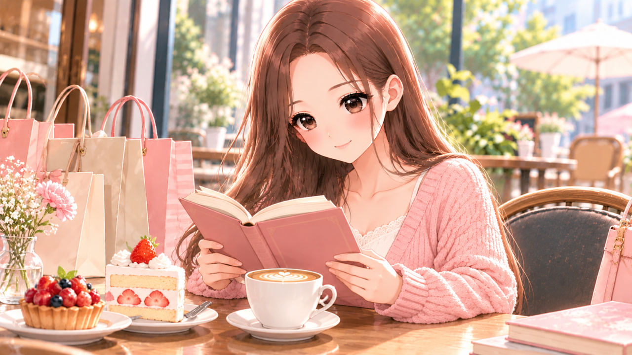 カフェや読書など趣味を楽しむ櫻根あゆ