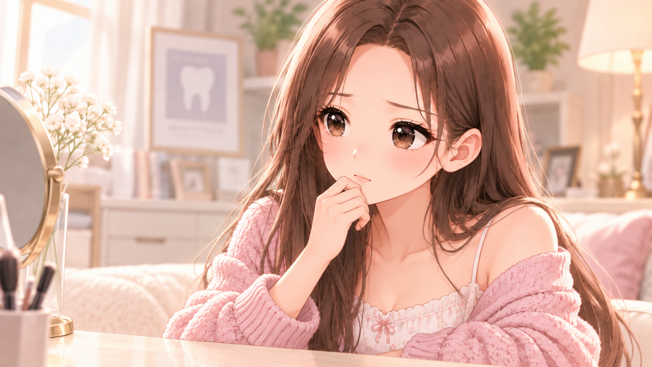 マウスピース矯正を始める前に本当に歯が動くのか不安に感じる女性
